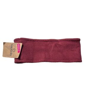 NWT Magellan Outdoors One Size Ladies Maroon Stretch Fleece Headband
